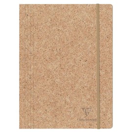 Clairefontaine Jeans & Cocoa 83527C Portfolio Folder for DIN A4 24 x 32 cm with Elastic Closure 1 Piece Cocoa