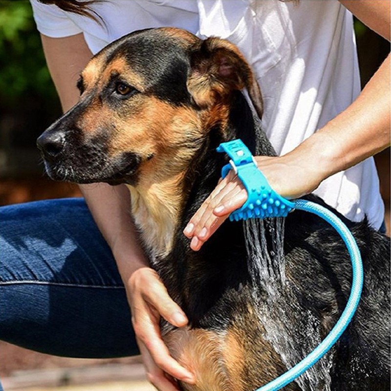 Pet Shower Attachment Ergonomic Prevent Slipping Silicone Pet Shower Sprayer