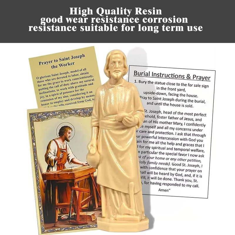Wjelet St. Joseph Home Selling Statue Set - Complete with