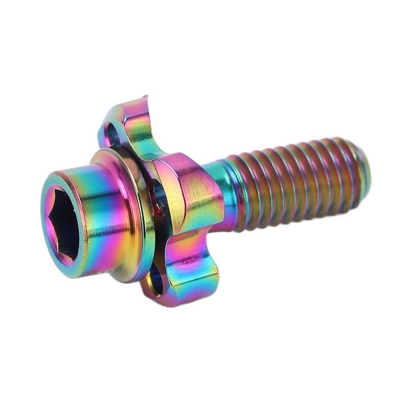 RISK Bike Front Derailleur Screw Gasket Kit Hollow Titanium Alloy