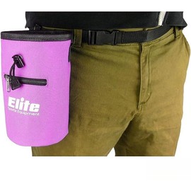 Chalk Bag for Rock Climbing with 2 Chalk Balls– Leak Proof Drawstring & Secure Zipper Pocket