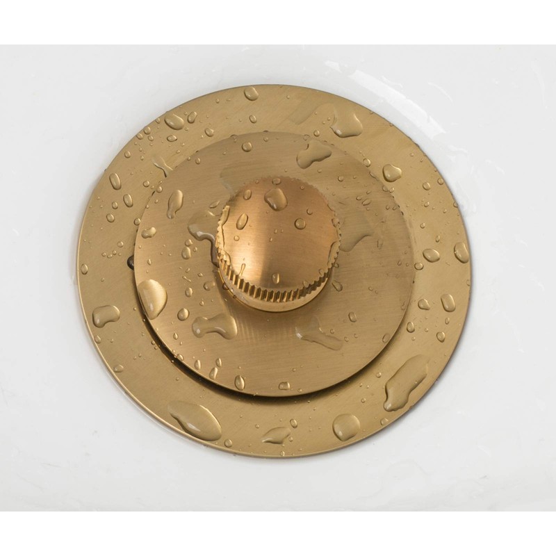 Artiwell Lift & Turn Tub Trim Set with Two-Hole Overflow