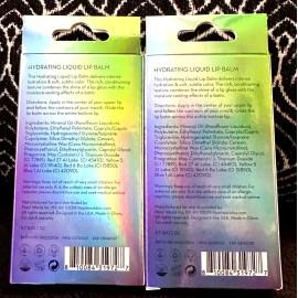 PEARL WORLD COSMETICS 2pk PEARL WORLD FIG NUDE MARBLED HYDRATING LIP GLOSS & LIQUID LIP BALM IN ONE