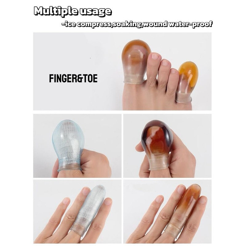 Waterproof Finger Protectors for Shower & Swimming - Comfortable, Durable,