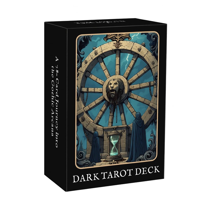 Unique Dark Gothic Tarot Deck, Tarot Cards for Beginners, Dark