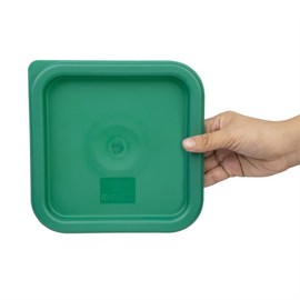 Hygiplas Square Green Lid to fit - 1.5/3.5Ltr