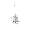 Mipcase 5pcs Small Stainless Steel Fishing Bait Trap Cage Durable