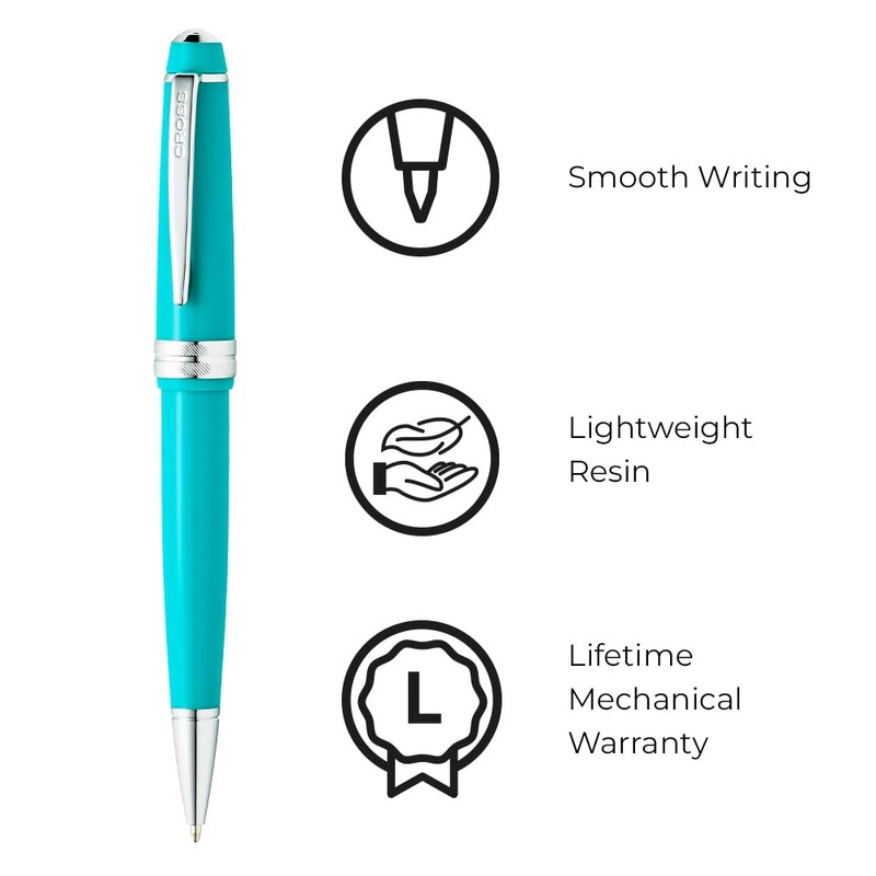 CROSS Bailey Light Polished Teal Resin Ballpoint Pen - Refillable