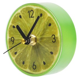 BIUDECO Elegant Fruit Design Clock Magnetic Sticker Wall Clock for Sleep Training