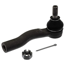 febi bilstein 43160 Tie Rod End Piece with Crown Nut and Cotter Pin, Pack of 1