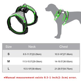 Beirui Rhinestone Dog Harness - Reflective Bling Nylon Dog Vest with Sparkly Bow Tie for Small Medium Large Dogs Walking Party and Wedding,Pink,S