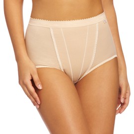 Sloggi Women's Maxi 2 Pack Control Knickers, Skin, 12 UK