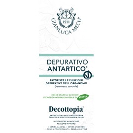 Gianluca Mech | Decottopia Depurativo Antartico con Stevia, Integratori Alimentari Keto, Azione Detox, Vegan, 500 ml