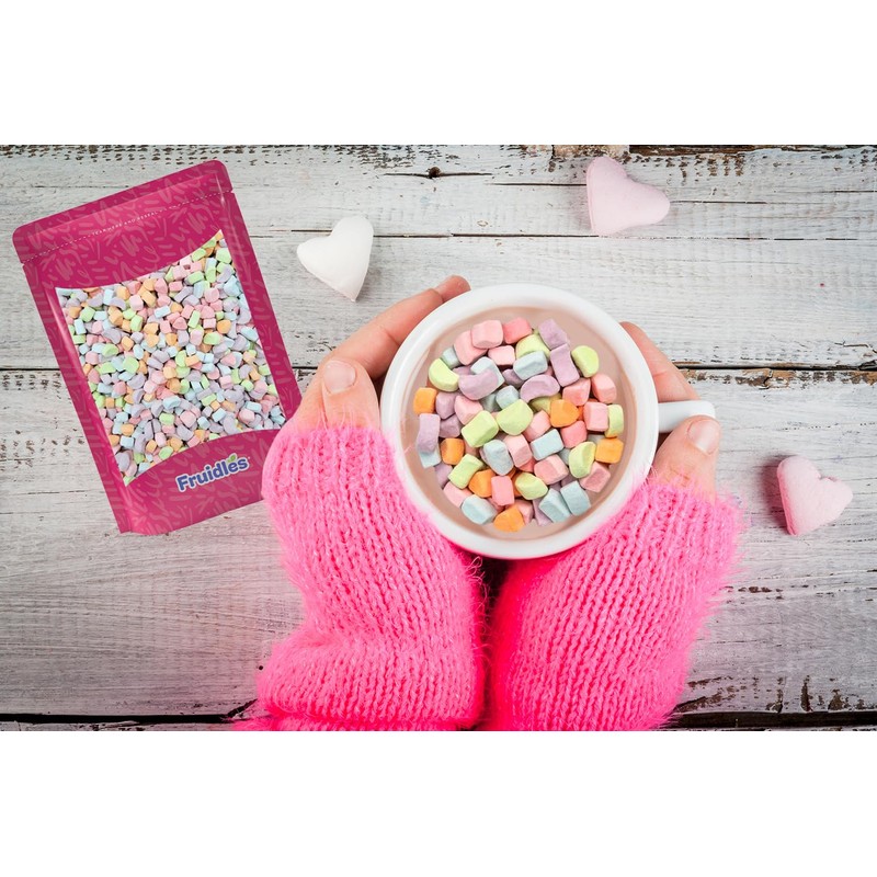 Fruidles Multicolor Mini Dehydrated Marshmallows in Resealable Bag - for
