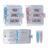 2Pcs Mini Money Saving Binder, 1000 Envelopes Saving Money Cash