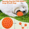 ZRIFAQESW Squeaky Dog Toys for Aggressive Chewers, Indestructible Dog Balls