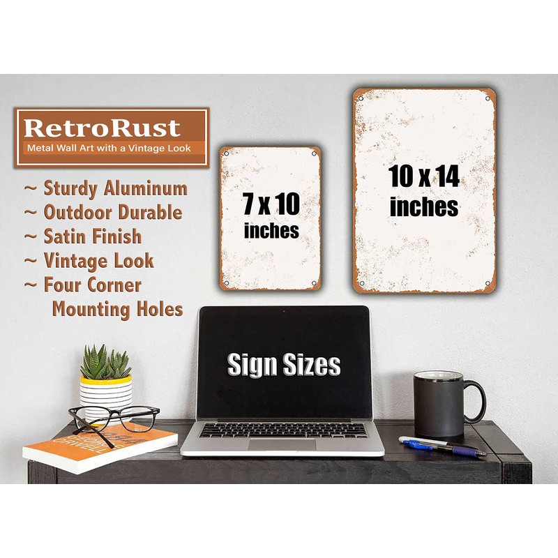 RetroRust 10 x 14 METAL SIGN - 1970 Sea Monkeys