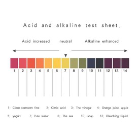 BornFeel PH Test Strips 480 Pieces PH Indicator Litmus Test Paper 1-14 Indicator Paper Litmus Paper 6 Packs