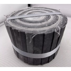 20 ~ 2.5" Pre Cut Jelly Roll Quilt Quilting Strips “Multi-Grays”