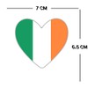 Ireland Flag Heart Iron on Transfer for Fabric Irish Team