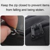 Zipper Pull Replacement, Double Opening Anti Theft Zipper Lock Detachable