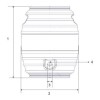 ARCO 4 Pack Vitrolero Dispensador De Bebidas De 11 Litros