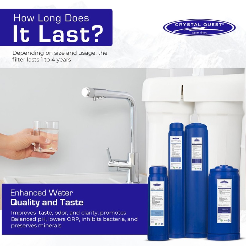 Crystal Quest SMART Replacement Filter | 2-7/8" x 9-3/4" Cartridge