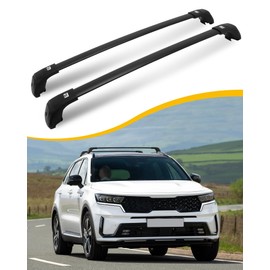 EZREXPM 260LBS Roof Rack Cross Bars Fit for 2021-2026 KIA Sorento & Sorento HYBIRD & Sorento Plug-in Hybrid Rooftop Cargo Crossbars with Flush Side Rails (Except X-LINE Models)