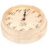 Sauna Wall Clock, Wooden Wall Clock 9 inch Sauna Timer