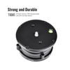 LB-90B Leveling Base Tripod Head 55 lbs(25kg) Load Capacity,Black