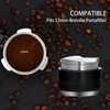 53mm Espresso Distributor & Tamper, Coffee Distributor Adjustable Height, Coffee