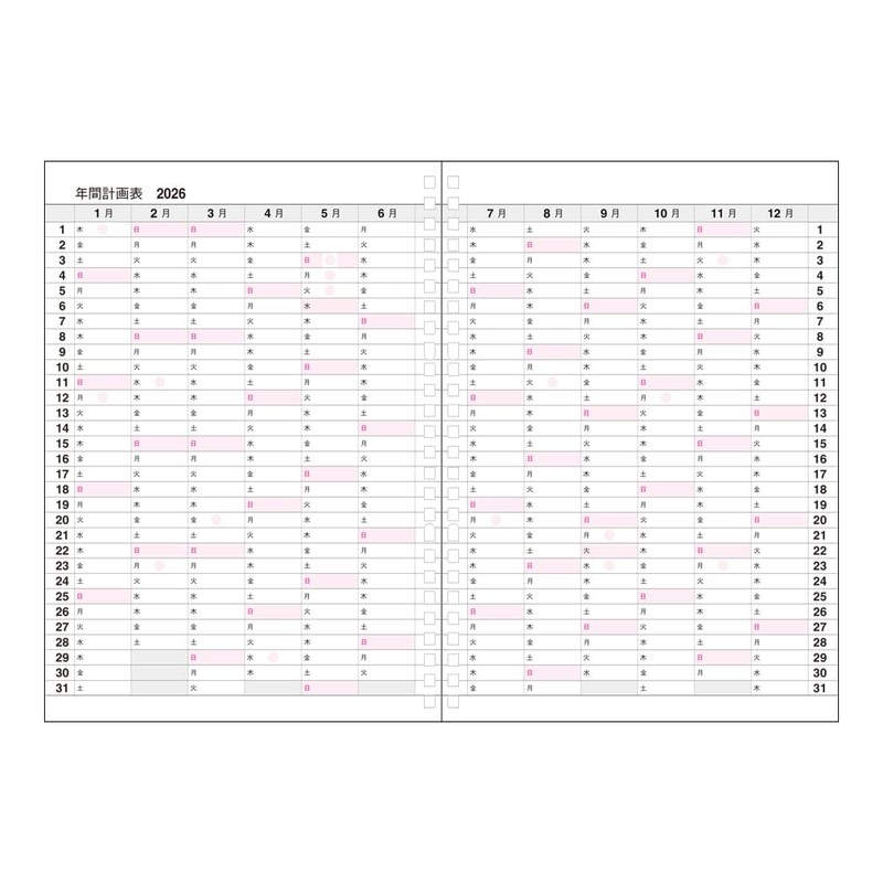 Correct Notebook 2026 Personal Organizer Refill Process Diary Leaf Journal