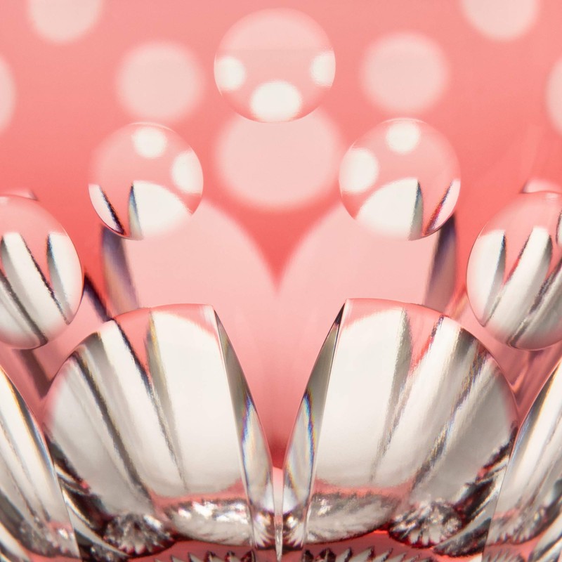 kagamikurisutaru 冷酒 Cup Cherry by Artisan 鍋谷 聰 CC T535 – 2683cau