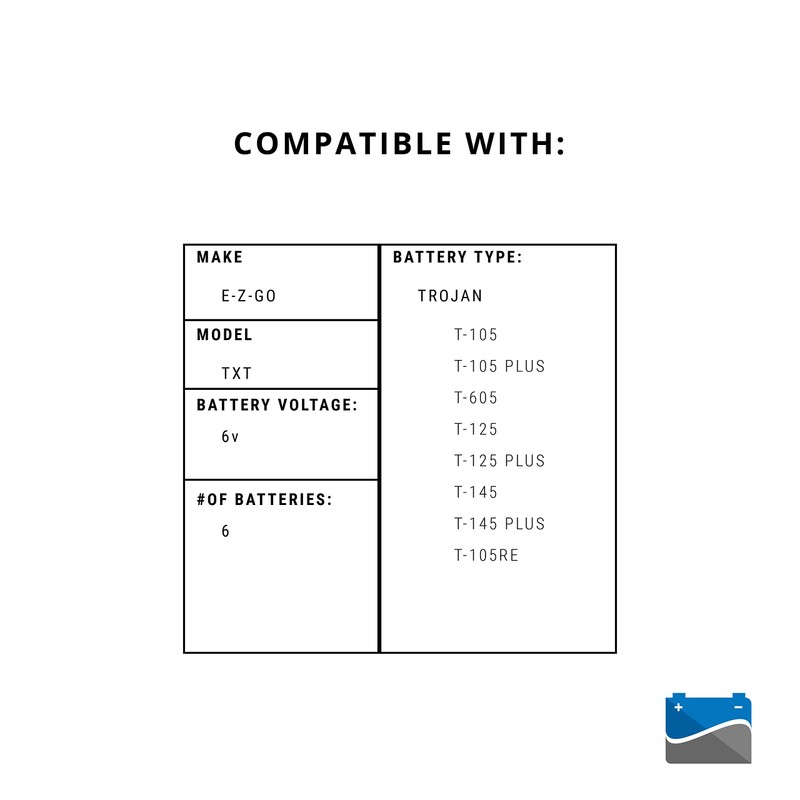 Water My Battery E-Z-GO TXT (6-6v) Battery Watering System |