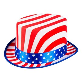 Boland 44963 USA Deluxe Hat Blue/White/Red, one size