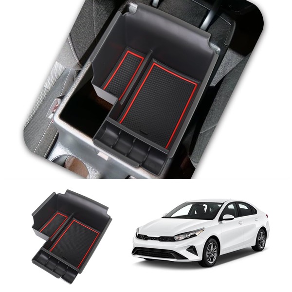 Bandeja organizadora de consola central AFEISOL compatible con accesorios interiores