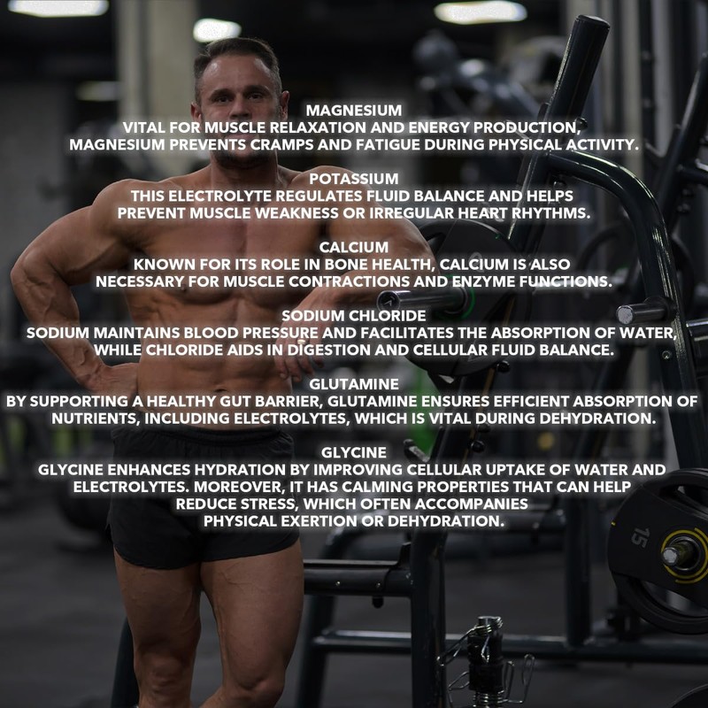 Hydration Formula Electrolytes Powder + Amino Acids Glutamine & Glycine