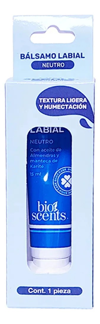 Bálsamo Labial Neutro Bioscents 15ml