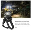 Head Mounted Action Camera 1080P HD Video Camcorder Led Headlamp