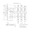FELGNER Mortice Lock for Profile Cylinder | Cylinder Lock Lock