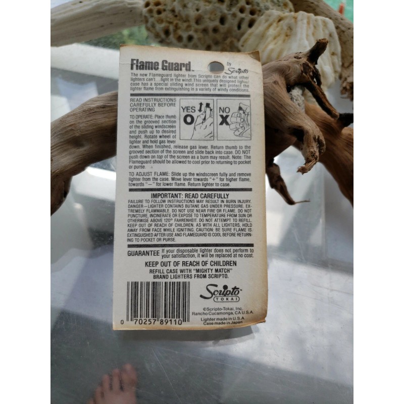 Scripto Antique Scripto Flame Guard Windguard Refillable Sleeve Lighter Original