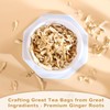 FullChea - Ginger Tea Bags, 2g*50 Teabags - Premium Ginger
