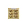 Creative Co-Op DA5141 Bee Magnet, Set (6), Gold, 6 Count