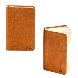 Gingko Mini Harmony Orange Linen Smart Booklight
