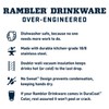 YETI Rambler Jr. 12 oz Kids Bottle, with Straw Cap,
