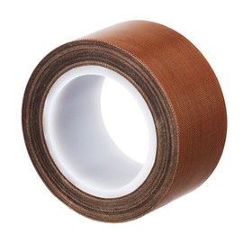 QWORK® Teflon Tape 30 mm x 10 m PTFE Glass Fabric Tape Heat Resistant 300 °C 0.13 mm Thickness