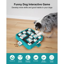 LACCEN Dog Puzzle Toys, Level 3 in 1 Interactive Dog Toys for Boredom, Funny Feeding Toy for IQ Training Brain Stimulating, Treat Dispenser Dog Toy for Large Medium Small Dogs