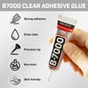 b7000 Glue With 7500Pcs Clear Silver Rhinestones Diamonds for Crafts