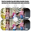 GOWTX 4Pcs Backpack Chest Strap, Sternum Strap Secures for Backpack,