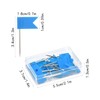 Pinsheng Pack of 160 Marking Flags, Colourful Map Flag Pins